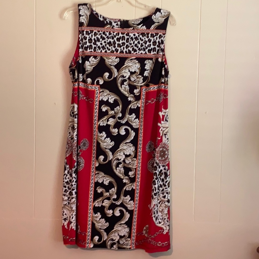 Multicolored dress XL